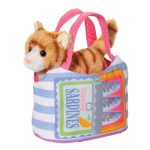 Sardine Sassy Pet Sak w/ Orange Striped Cat