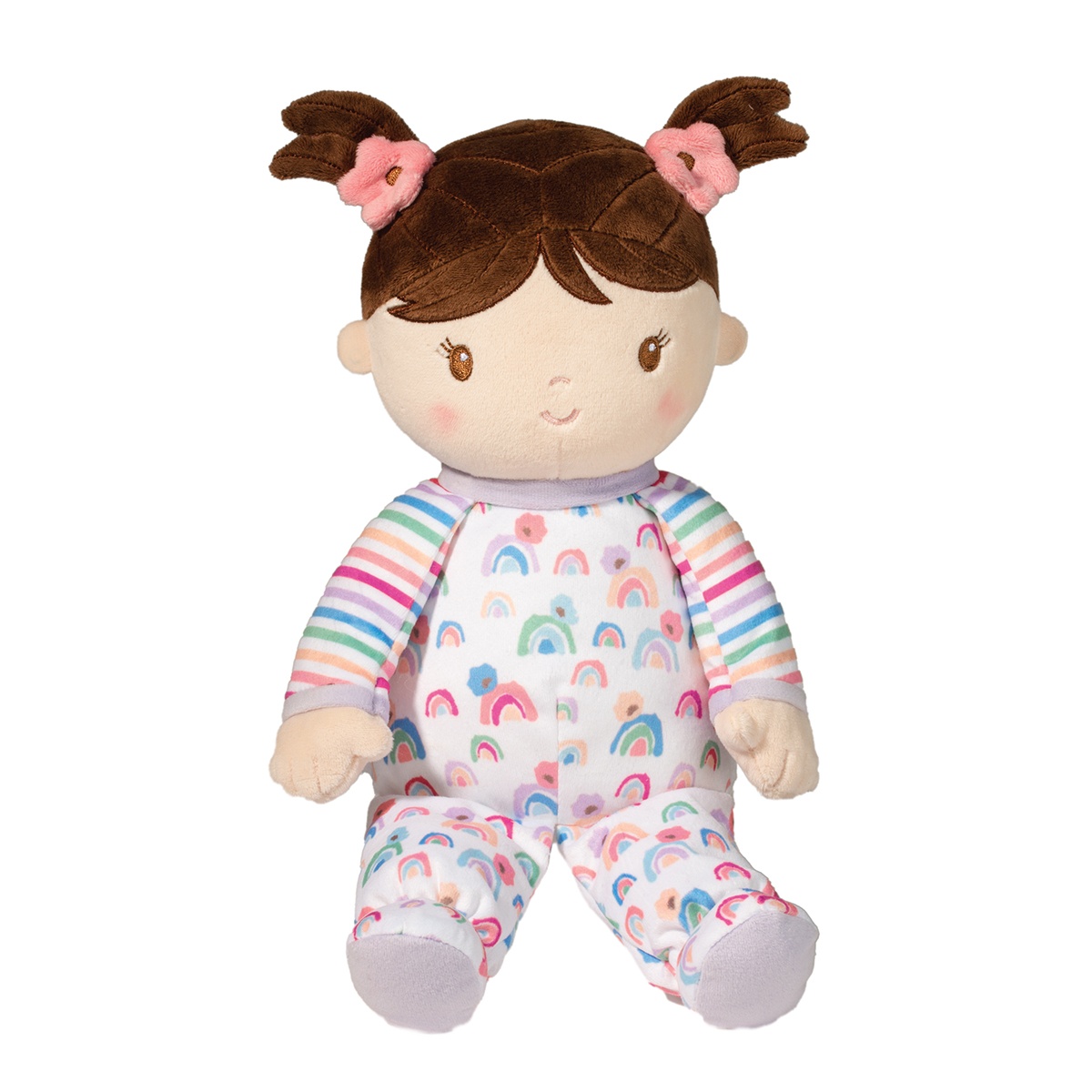 6530.jpg Isabelle Rainbow Stripe Soft Doll - Image 1